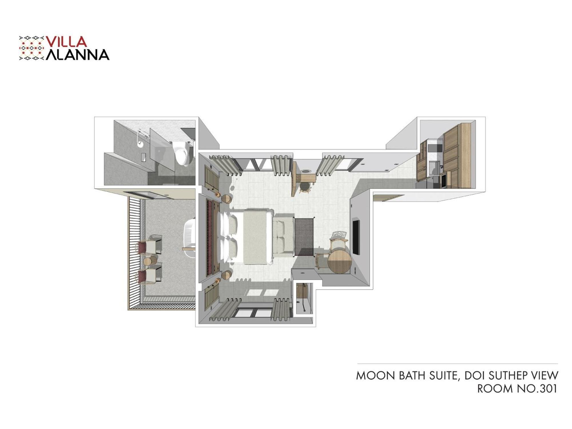 Villa Alanna Chiang Mai Oda fotoğraf