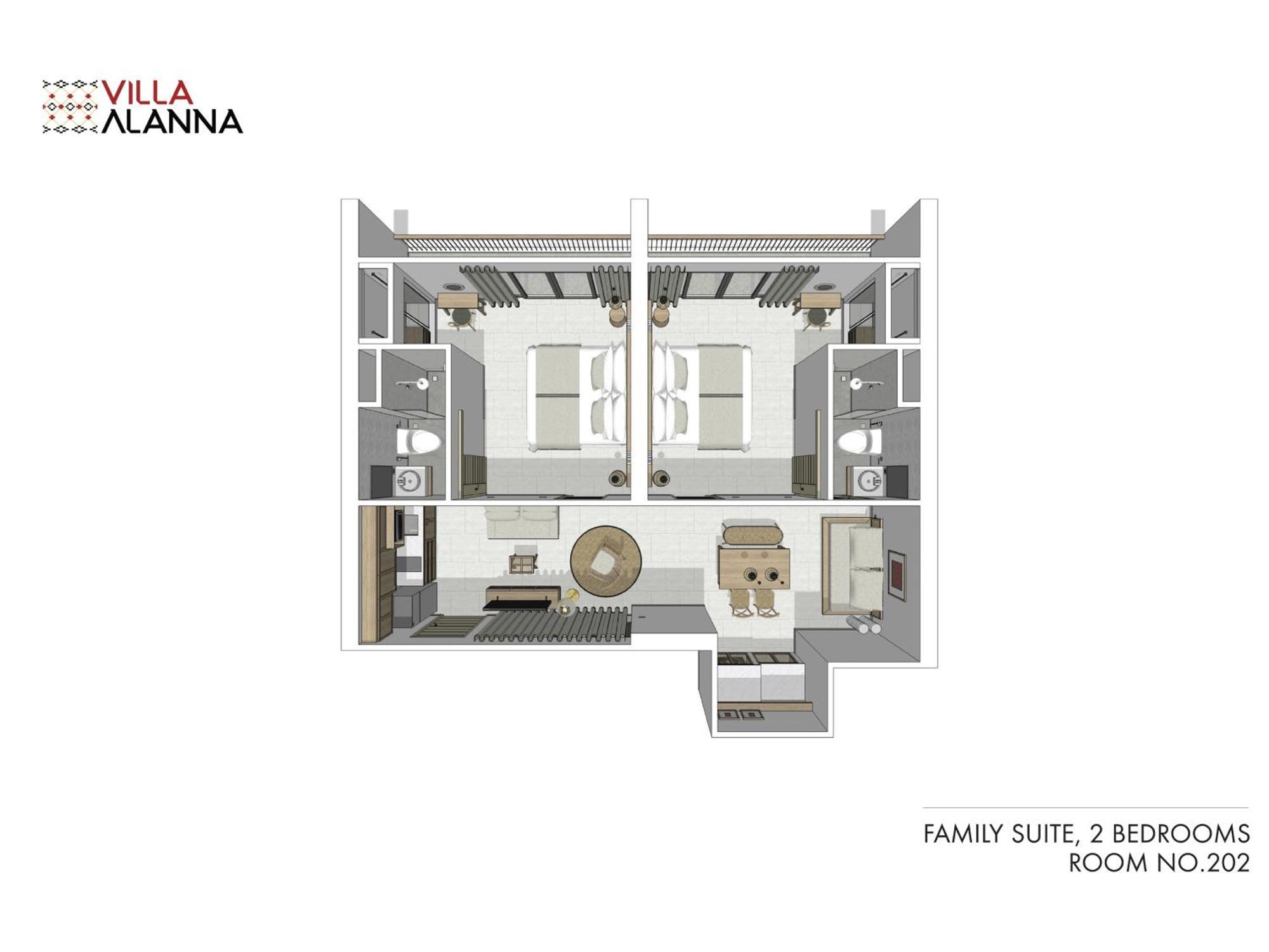 Villa Alanna Chiang Mai Oda fotoğraf