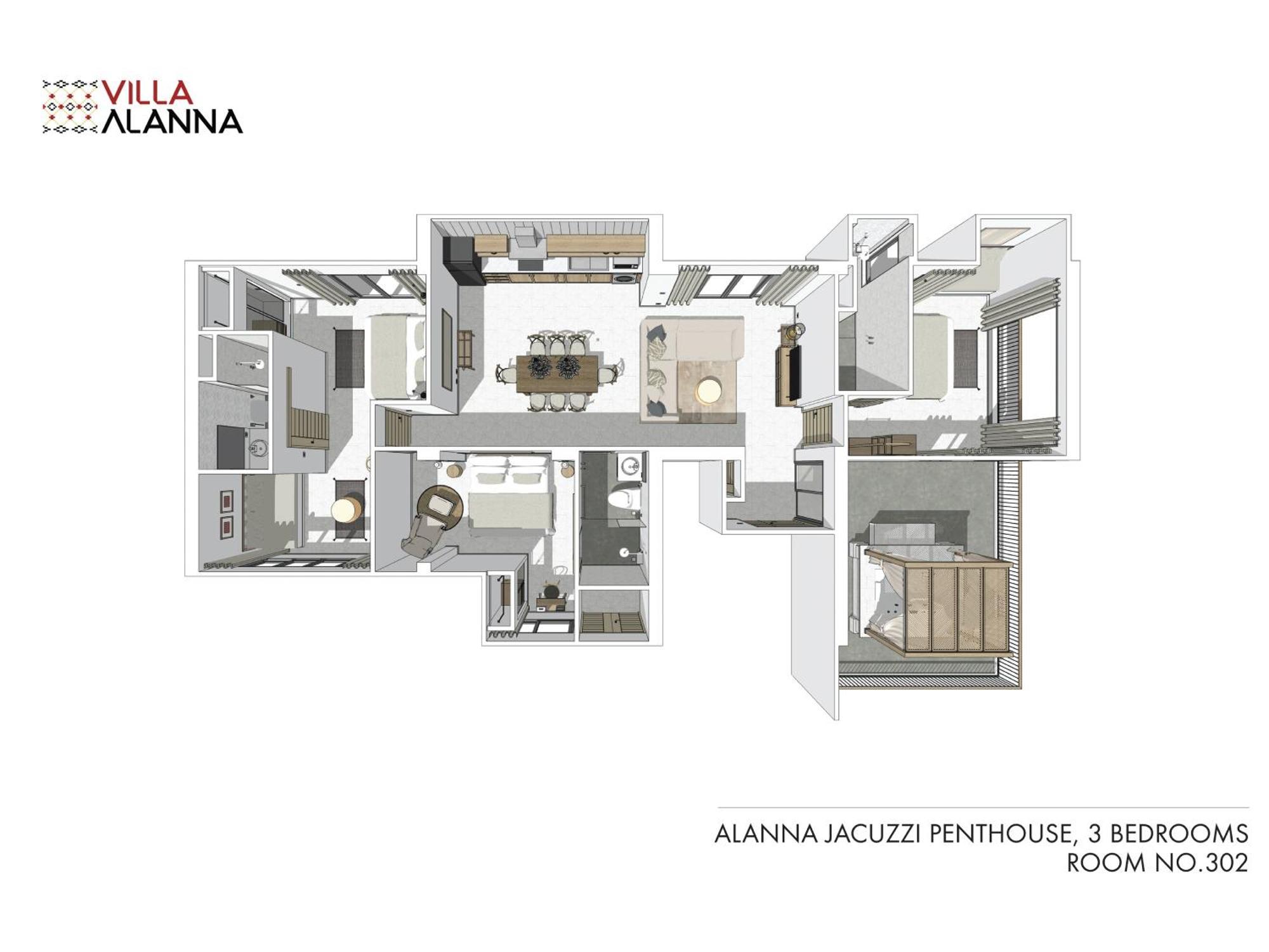 Villa Alanna Chiang Mai Oda fotoğraf